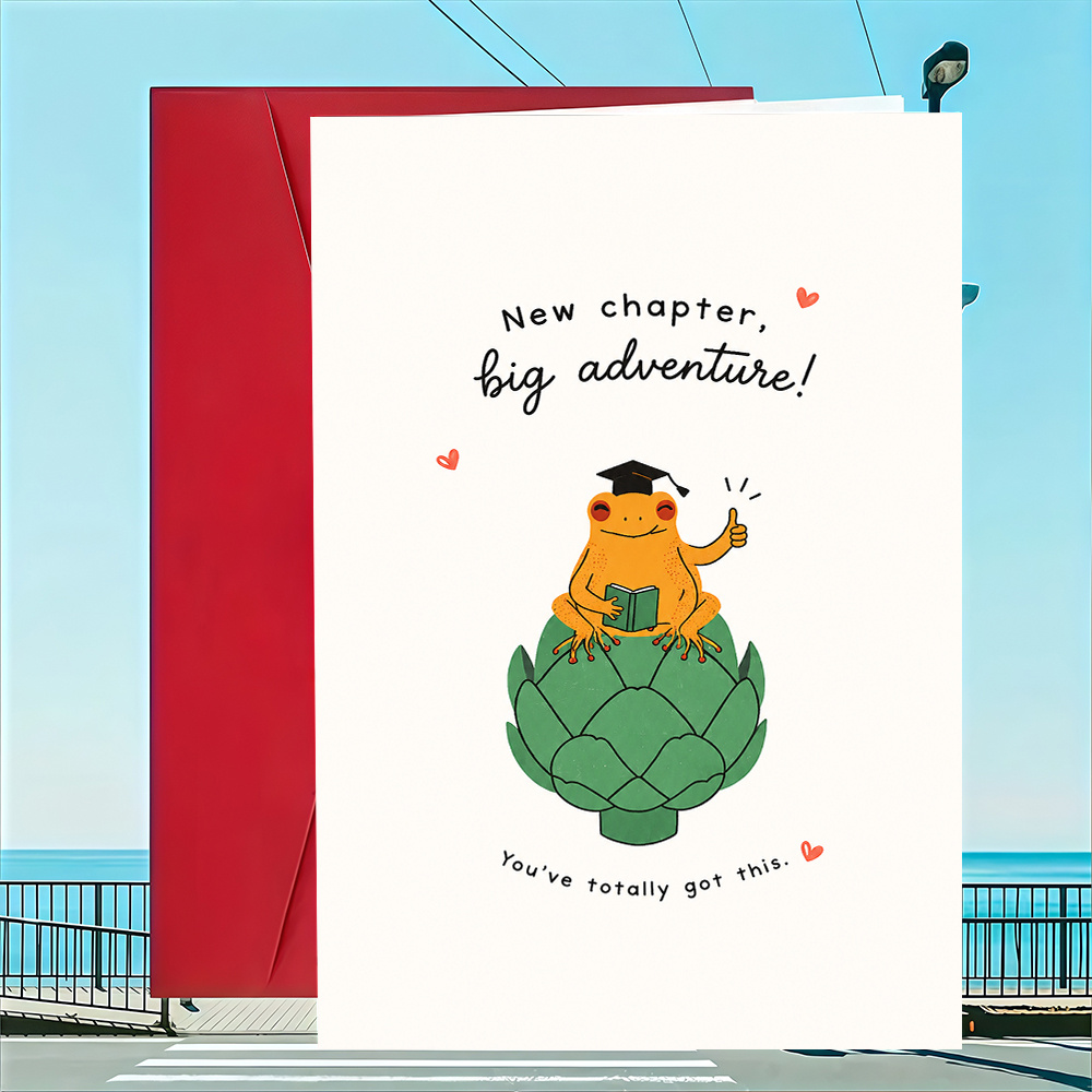 1 greeting card 1 envelopegraduation greeting card     card for   or promotion success   for friends and colleaguesgreeting card