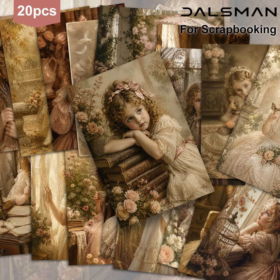 TEMU 20-pack Dalsman Vintage Oil Painting Postcard Elegant Victorian Style Art Print For Home Decor Greeting Cards And Stationery Gifts For And Art