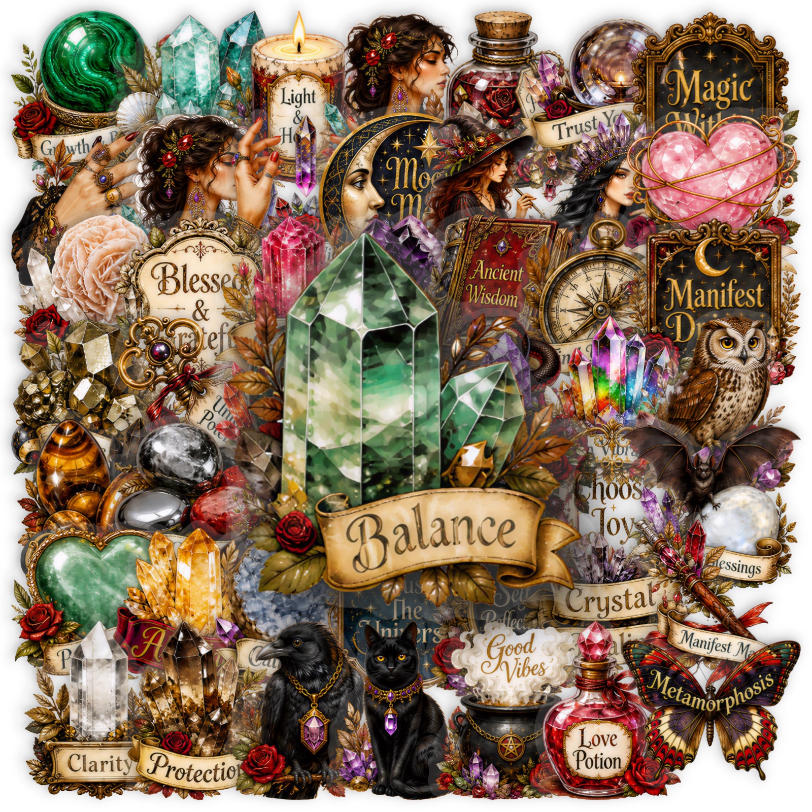 TEMU With ? 50pcs Pet Clear Stickers - Decorate Journals, Laptops, Phone Cases With -themed Designs