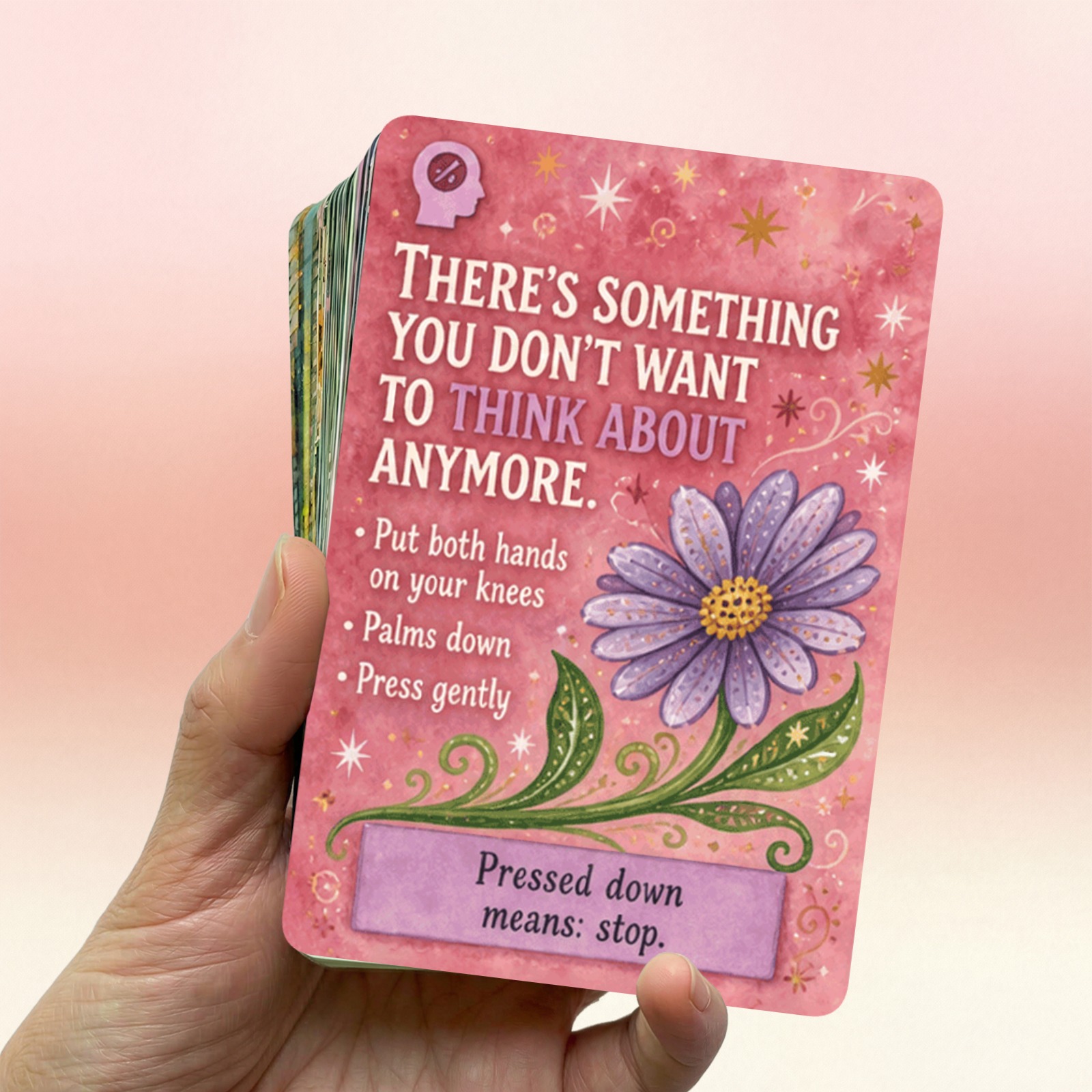 TEMU 36pcs Mindfulness Cards Suitable For & - Mental Postcards With English Prompts, Focus Exercises For, For,, Office Use - Instant Calming Aid For