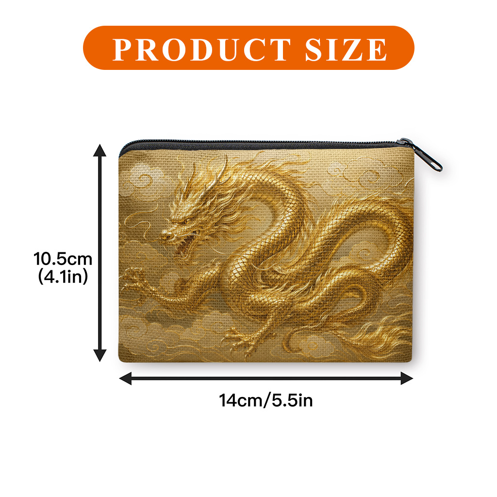 TEMU Coin Purse 1pc, Relief Art Double Sides Printed Coin Purse, Mini Storage Bag For Daily Small Items, Light Practical Cosmetic Organizer, Lady'
