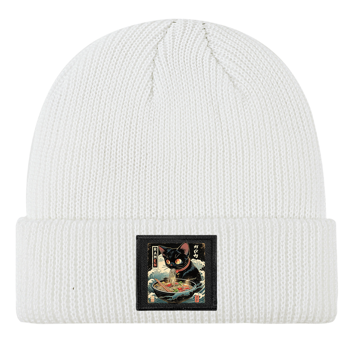 Stretchy Warm Beanie Hat, Brimless Skull Cap