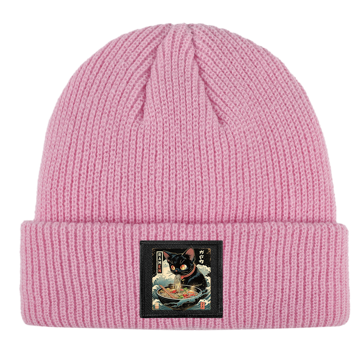 Stretchy Warm Beanie Hat, Brimless Skull Cap