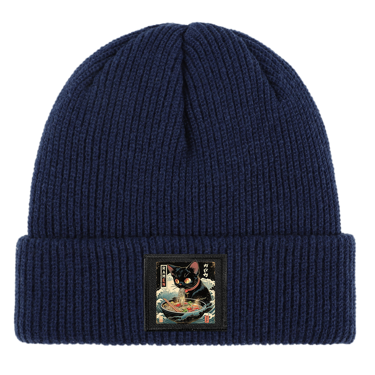 Stretchy Warm Beanie Hat, Brimless Skull Cap