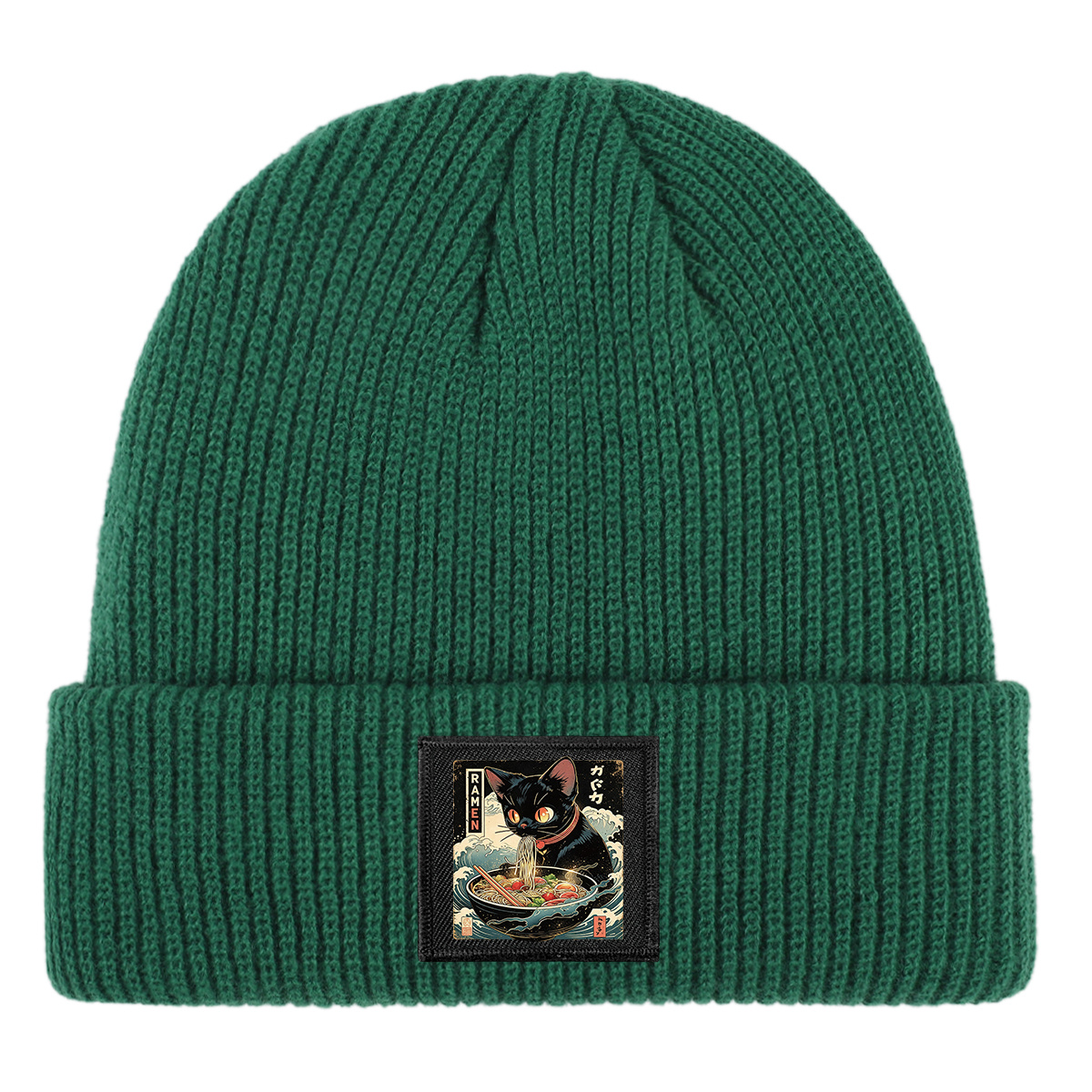 Stretchy Warm Beanie Hat, Brimless Skull Cap
