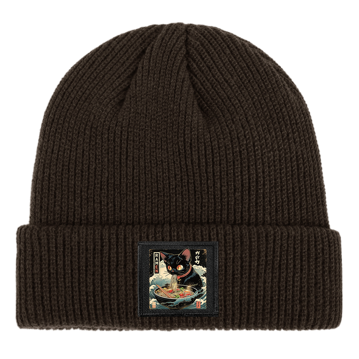 Stretchy Warm Beanie Hat, Brimless Skull Cap
