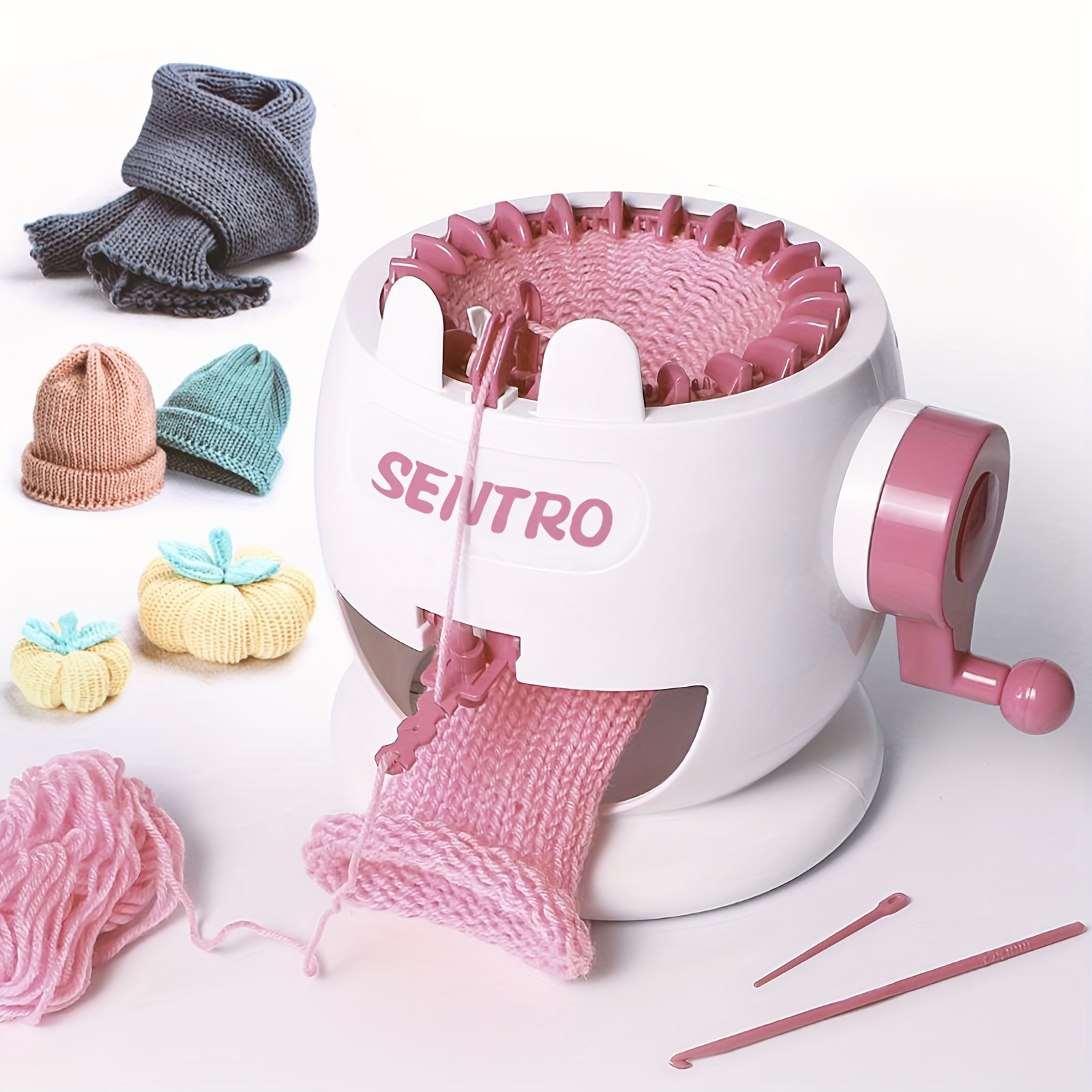 40 Needles Knitting Machines Smart Knitting Round Loom Adults Kids DIY  Knitting Kit for Portable Scarf Hat Socks Gloves Toys - AliExpress