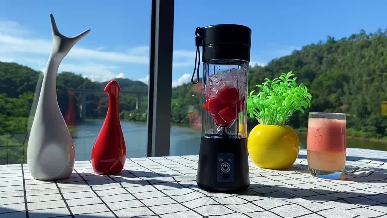 Wireless Portable Blender Six leaf Blade Usb Rechargeable - Temu