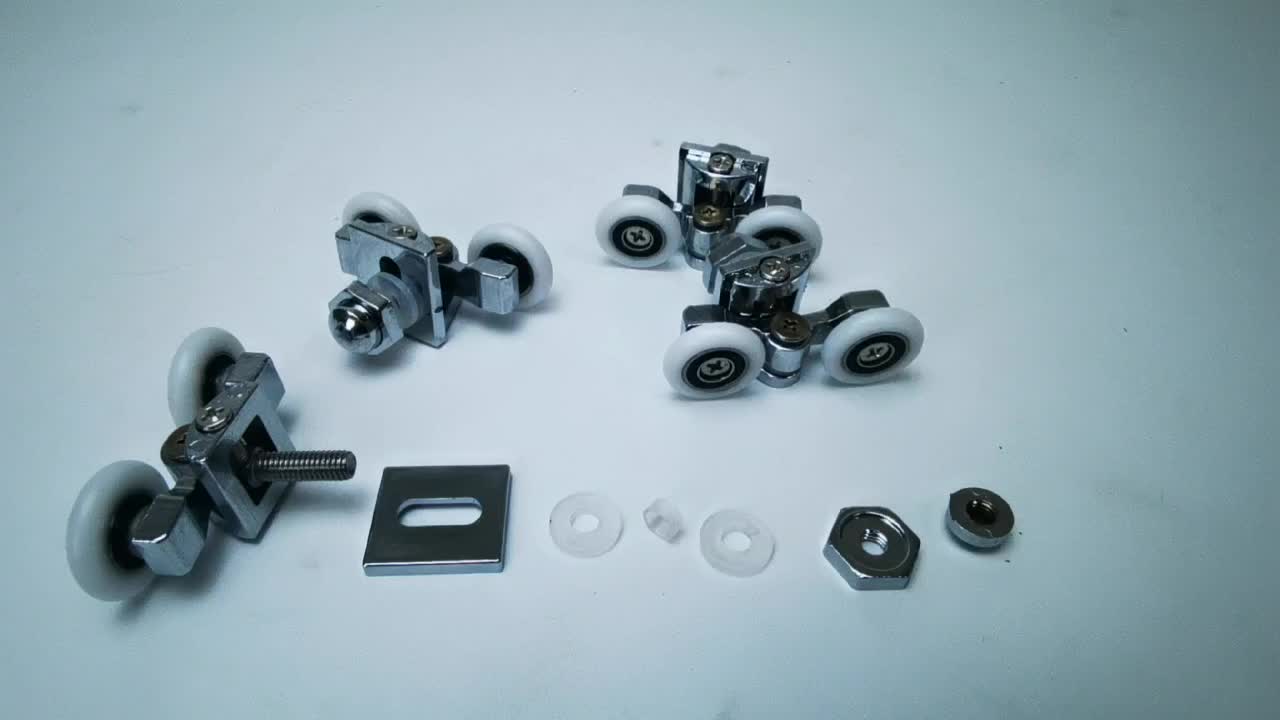 Schiebetür Roller, 4 Stück Duschrollen, Duschläufer, Rollenrollenrad für  Duschtür Schieberollen Tür Ersatzrad (20mm)