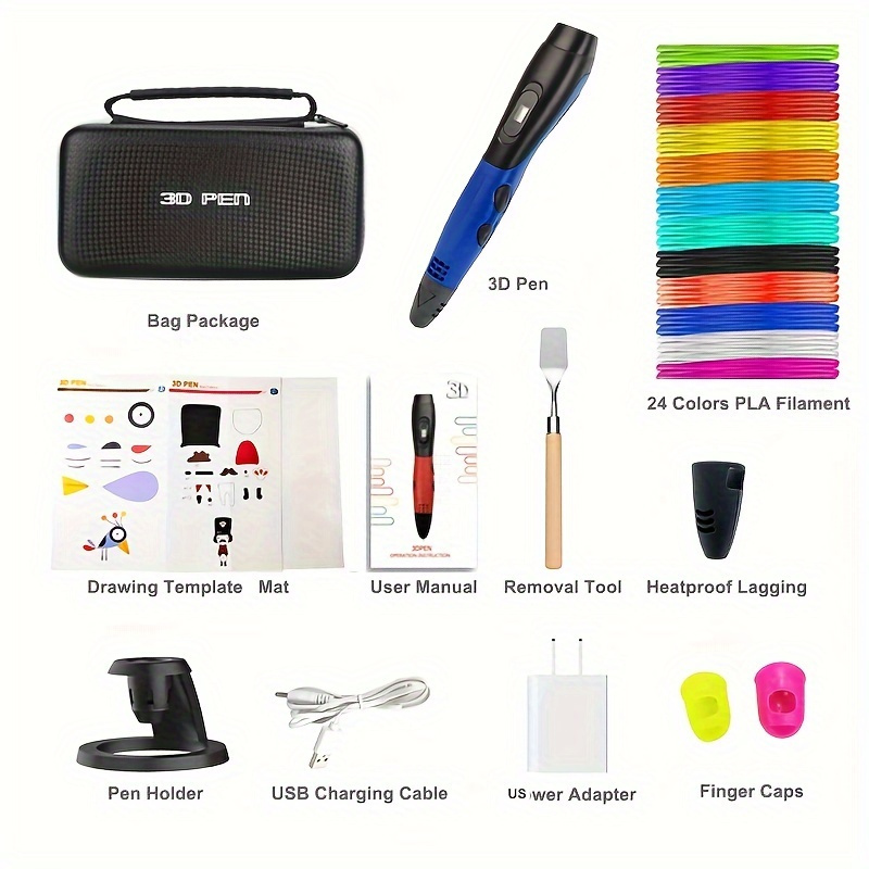 Goxawee 3d Drawing And Printing Pen With Lcd Screen Second - Temu