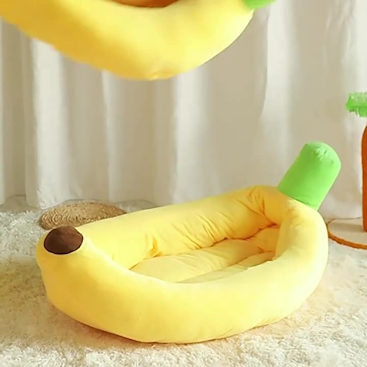 Pet care club banana cheap bed