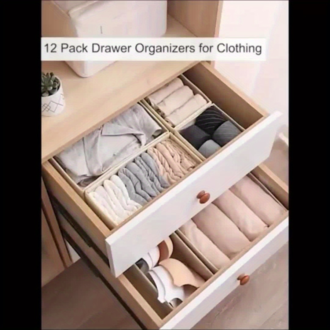 4 stk. . l + 3 stk. m stoff schubladen organizer –