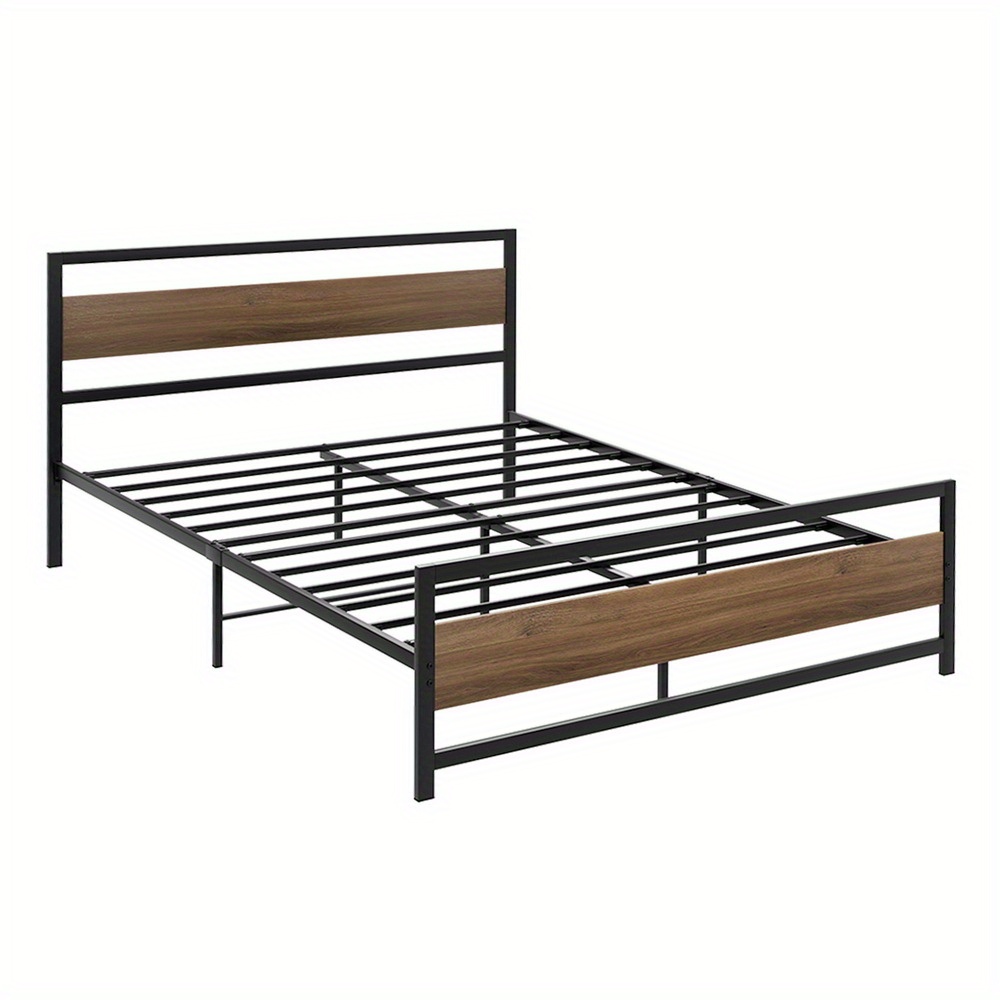 TEMU Bed Frame Queen Size Metal Frame