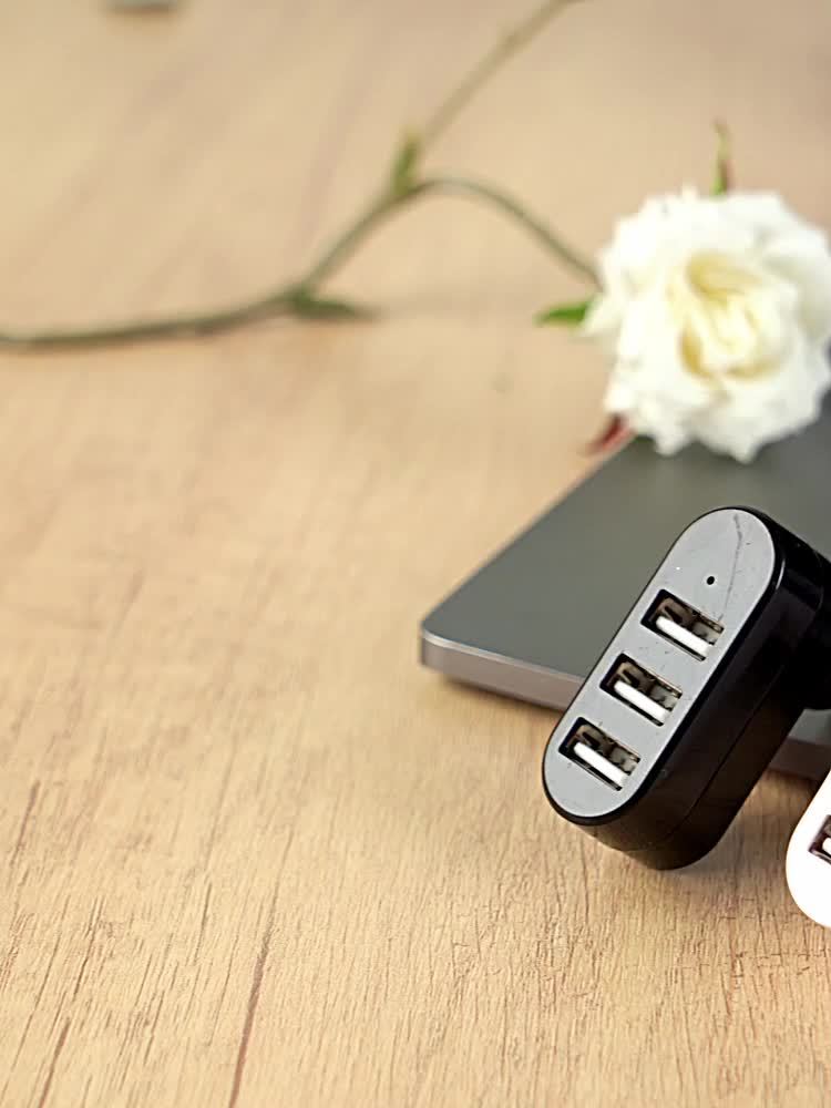 Mini Adapter 3 Ports High Quality For Laptop For PC Hub USB Rotate Splitter 9 Mini Adapter 3 Ports High Quality For Laptop For PC Hub USB Rotate Splitter - Image 9