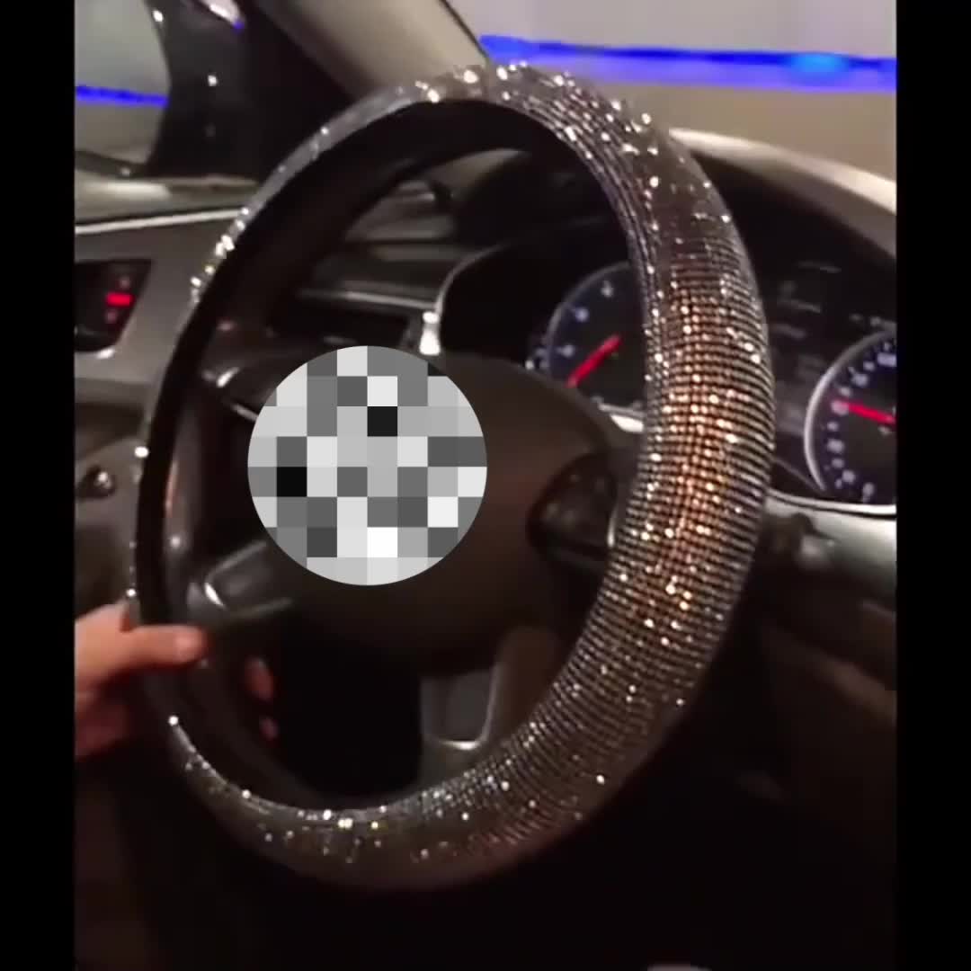 Bling Car Accessories Set for Women, Bling Steering Indonesia