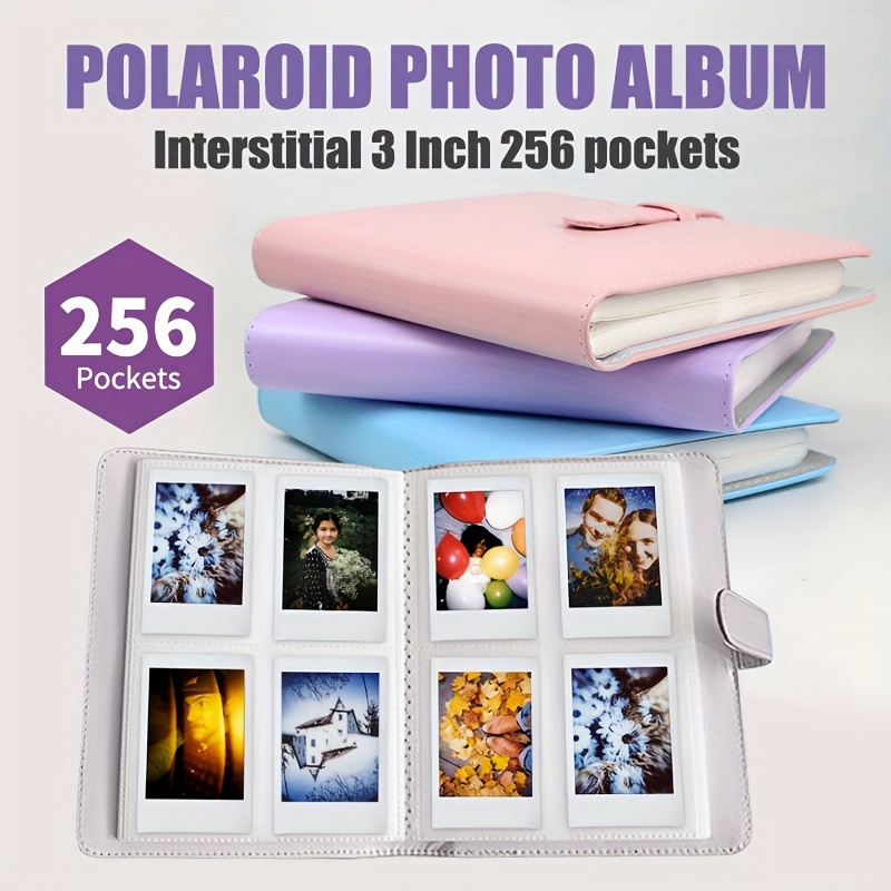 288 Pockets Photo Album for Fujifilm Instax Mini Camera, Photo Album for  Polaroid, Leather Cover, Photo Album for Instax Mini 12 11 9 40 90 8 7 Evo