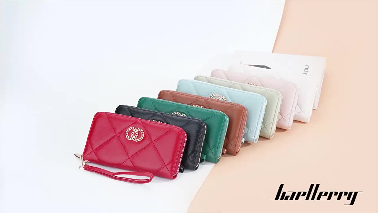 Solid Color Women's Leather Long Style Wallet With Zipper, Casual  Multi-card Slot Bag Coin Purse Women's Ultra-thin Purse Personalized Money  Card Licence Case, - Temu