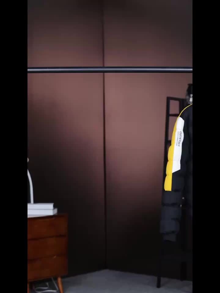 Heren Winterjas met Afneembare Capuchon - Tweekleurige Gele & Volledig met Rits Capuchonjas