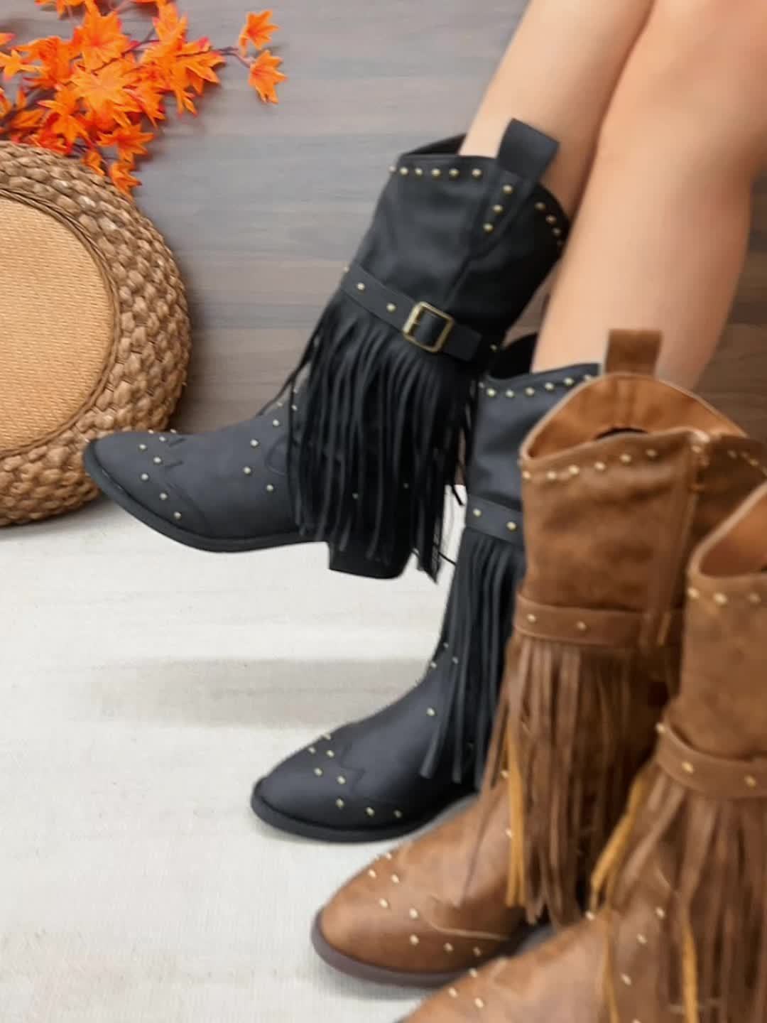 Work Boot Brown Womens Steel Toe Cap Riding Boots Women'S Retro