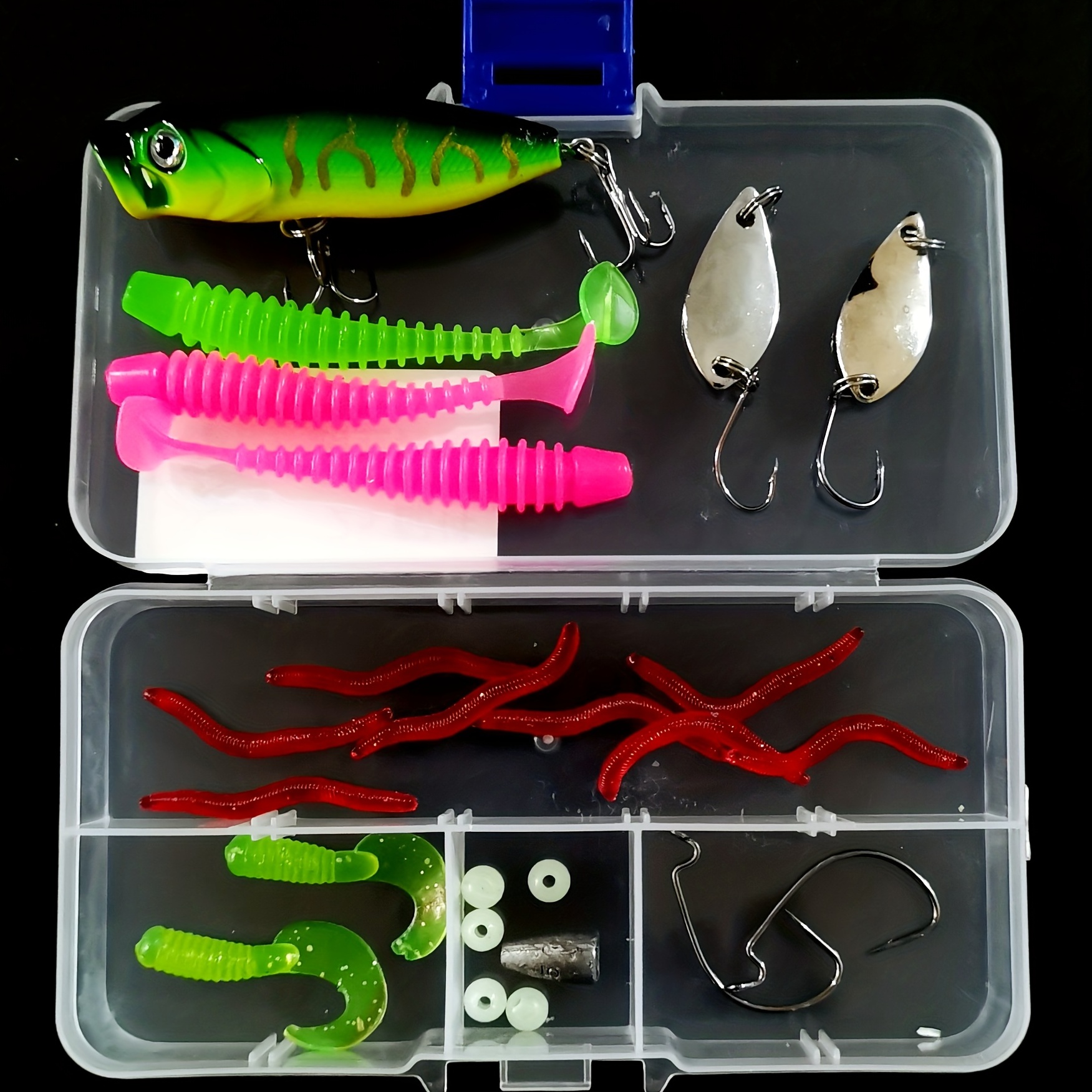 Kit Completo Pesca Gusanos Incluye Herramienta Montar - Temu Mexico