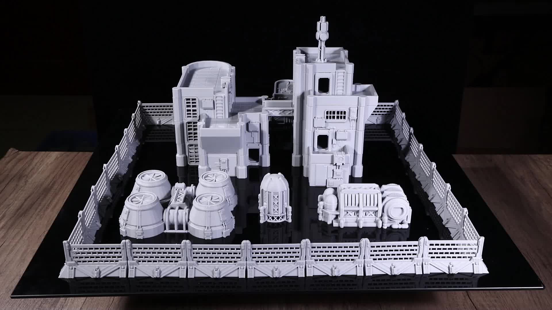 39pcs RPG Terrain Set Miniature Terrain Set