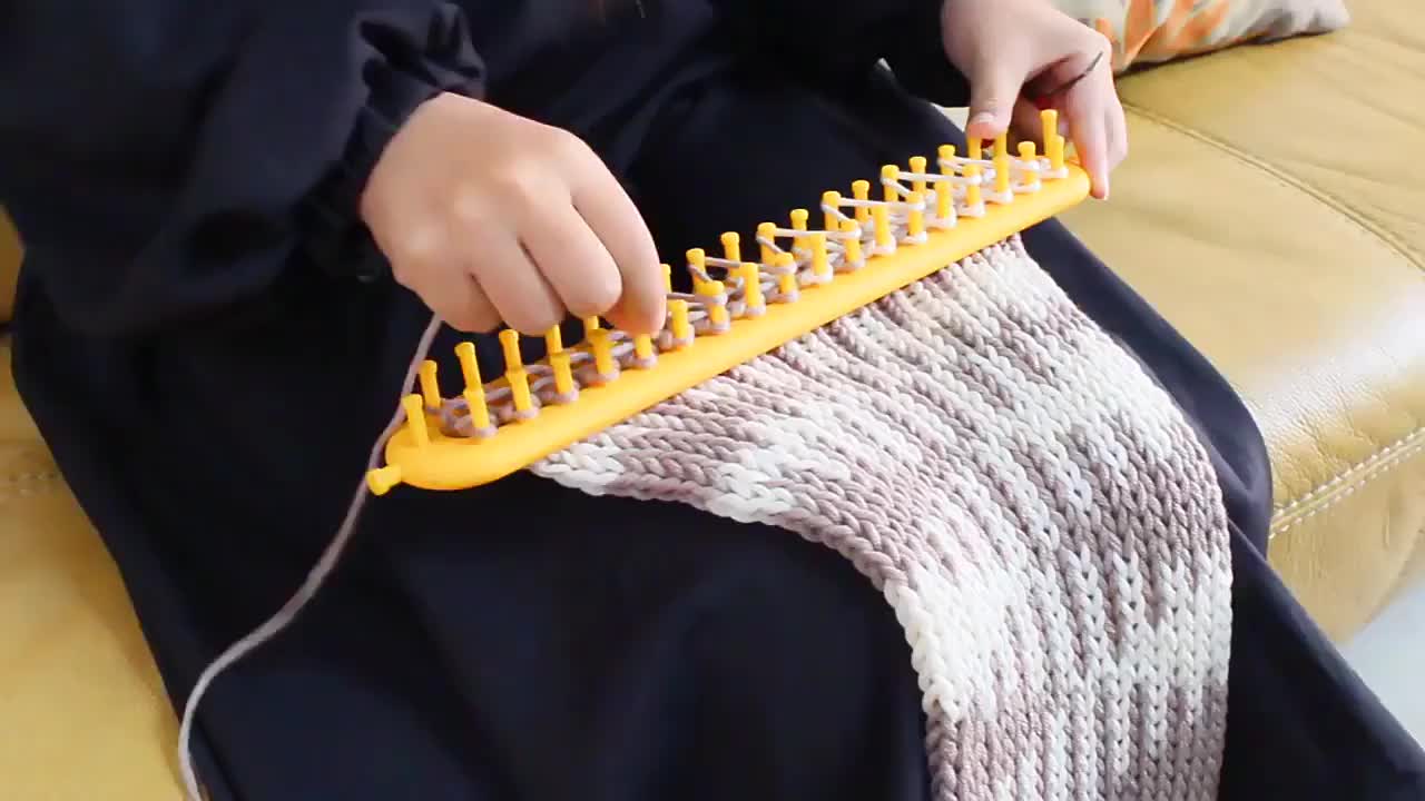Weaving Looming Knitting Kit Pompom Sock Hat Scarf Scarves Maker