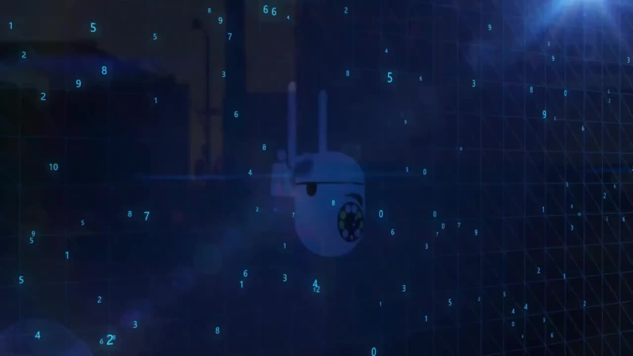 A Wireless Security Camera with Color Night Vision Capabilities, Featuring a Camera, Wifi, Motion Detection, And Visual Alert Functions—Ideal for Outdoor Security, Advanced Electronic Monitoring, Versatile for Indoor Use, Wall-Mounted Design 9 A Wireless Security Camera with Color Night Vision Capabilities, Featuring a Camera, Wifi, Motion Detection, And Visual Alert Functions—Ideal for Outdoor Security, Advanced Electronic Monitoring, Versatile for Indoor Use, Wall-Mounted Design - Image 9