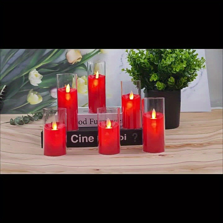  Viewamoon White Plum Candle Battery Operater Set of 4 Color  Changing Candles Ready to Use Flameless Candles with Various Patterns for  Tea Party,Meditation,Camping,Yoga,Dining : Home & Kitchen