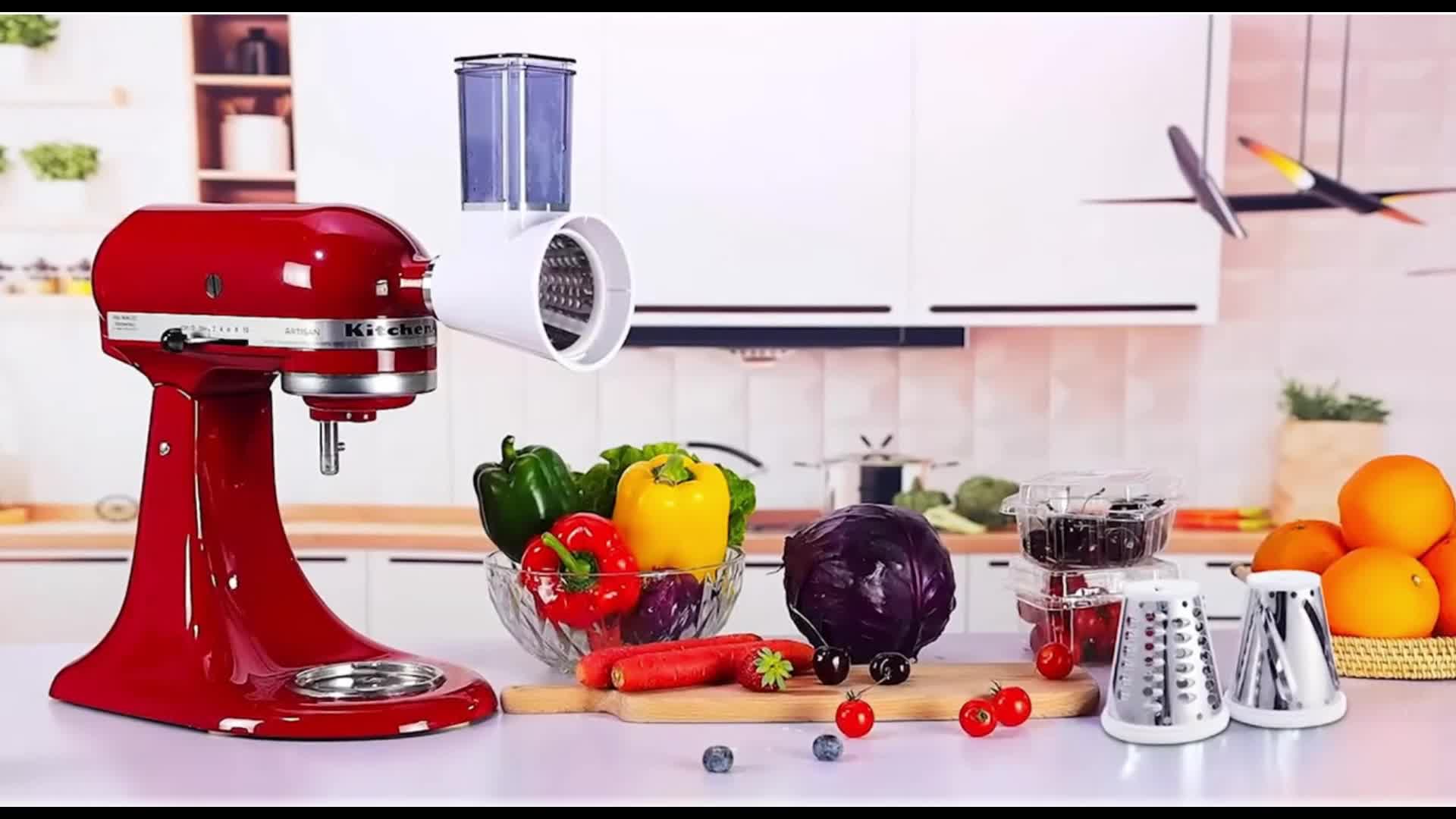 Kitchenaid Vertical Mixer Vegetable Cutter Kit Easy To Use - Temu