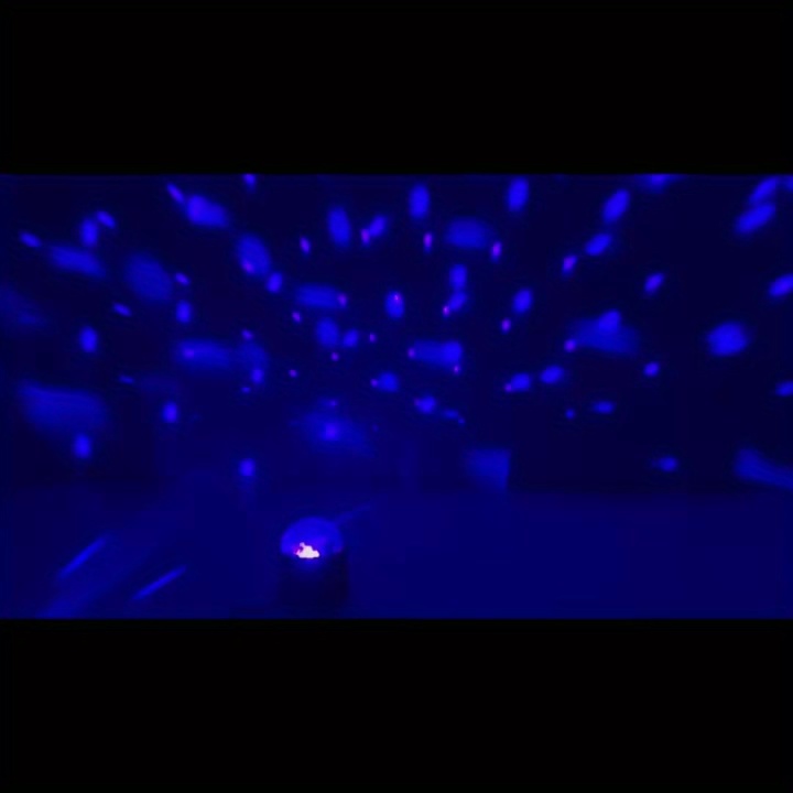 Litake - Luz negra UV para fiesta fluorescente, luces LED estroboscópicas  de bola de discoteca de 6 W, sonido con control remoto, DJ, Halloween