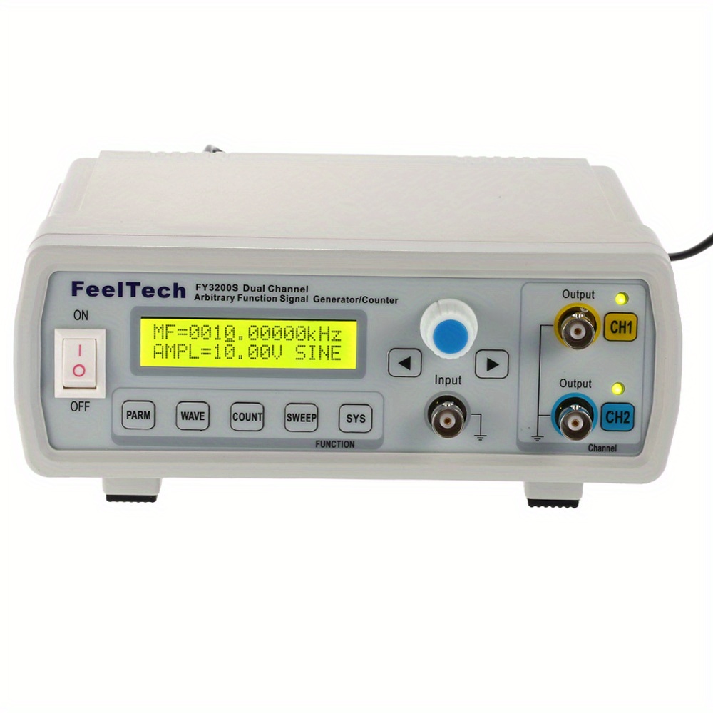 

Lixada Digital Dds Dual-channel Signal Source Generator Arbitrary / Frequency Meter 12bits 250msa/ Wave 24mhz