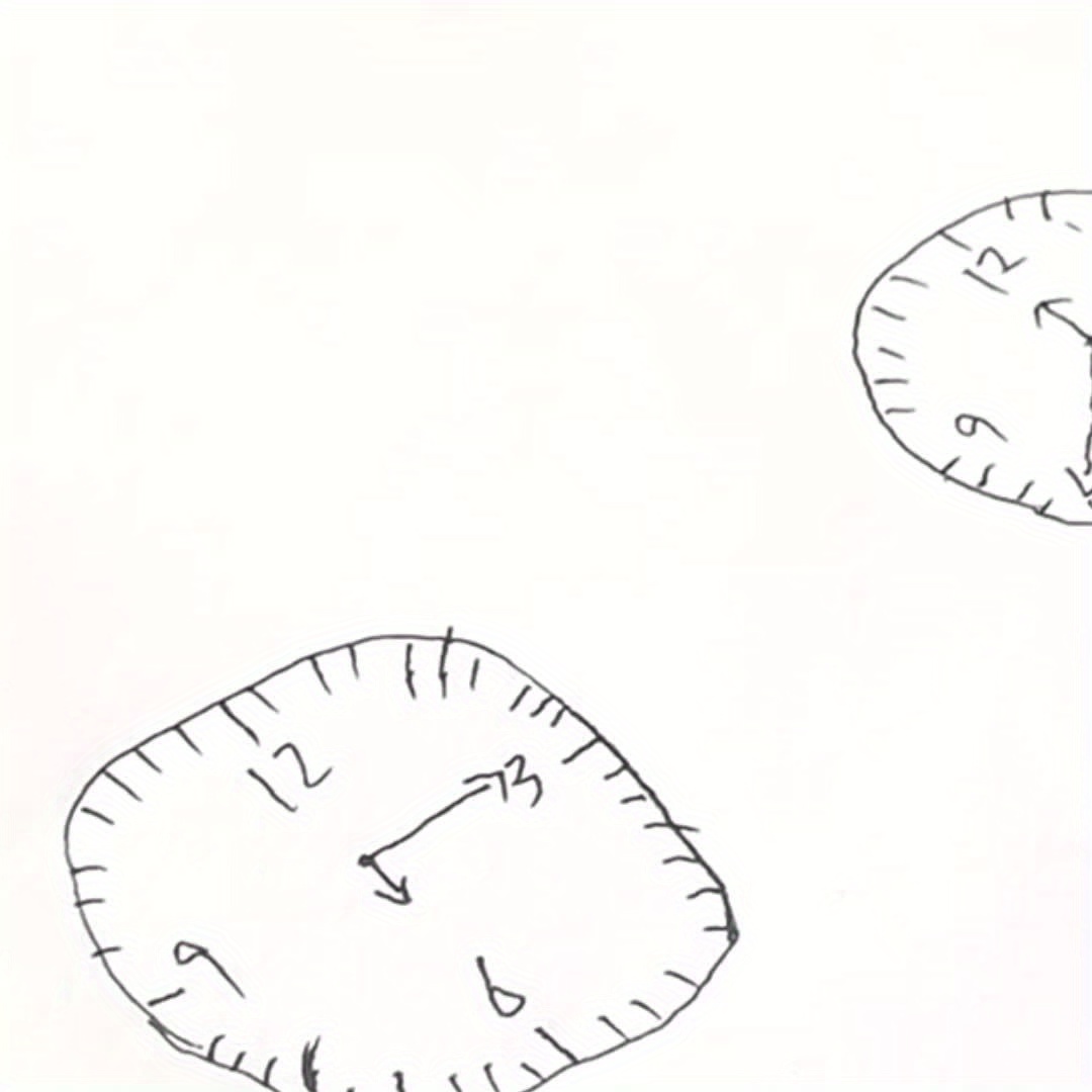 Clock Stamp for Teaching Time, No Ink Required