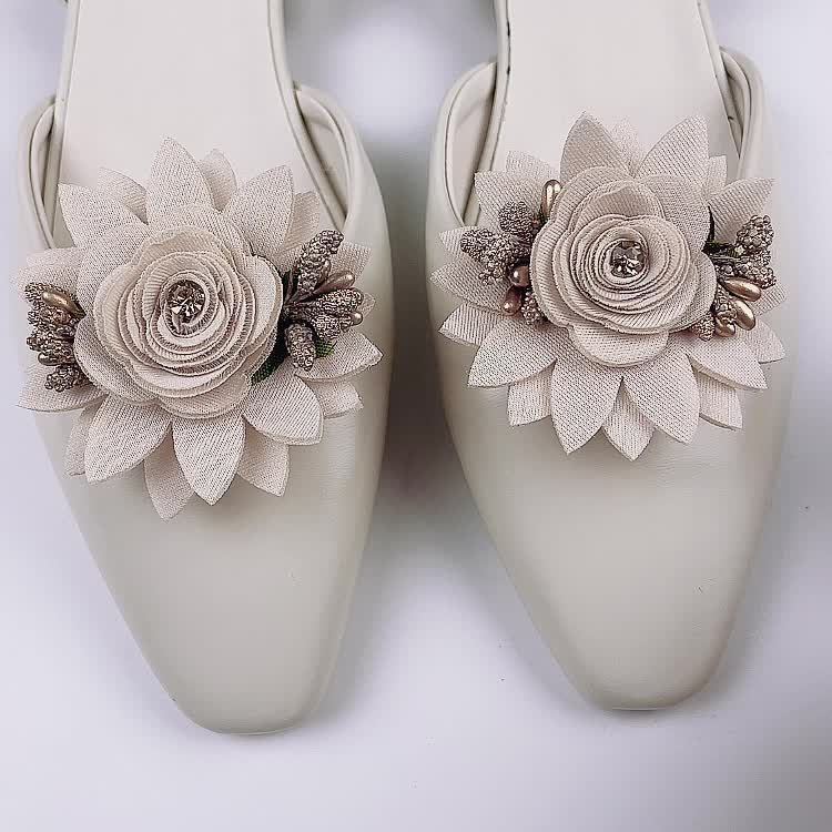 Detachable 3d Fashion Flower Shoe Buckle Shoe Clip Shoe - Temu