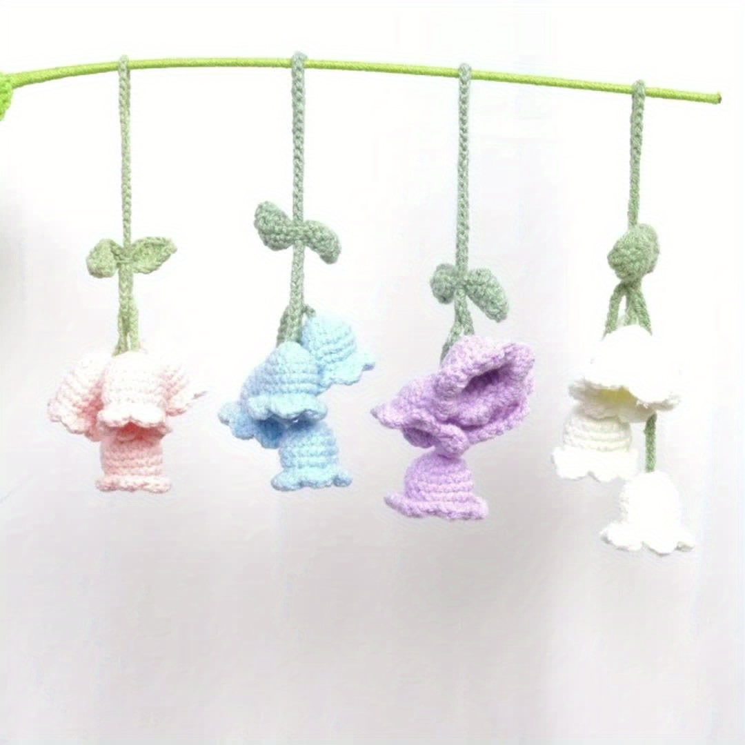 Handcrafted Crochet Lily Flower Pendant, Perfect Women's Gift