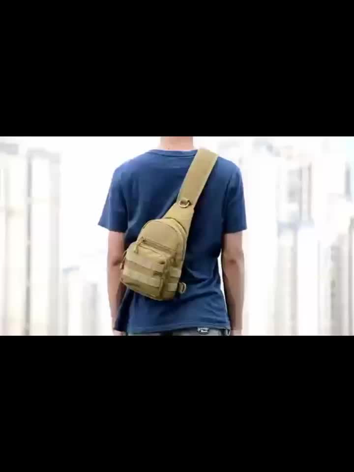 Shoulder Bag Trekking Chest Sling Bag Nylon Backpack For Hiking