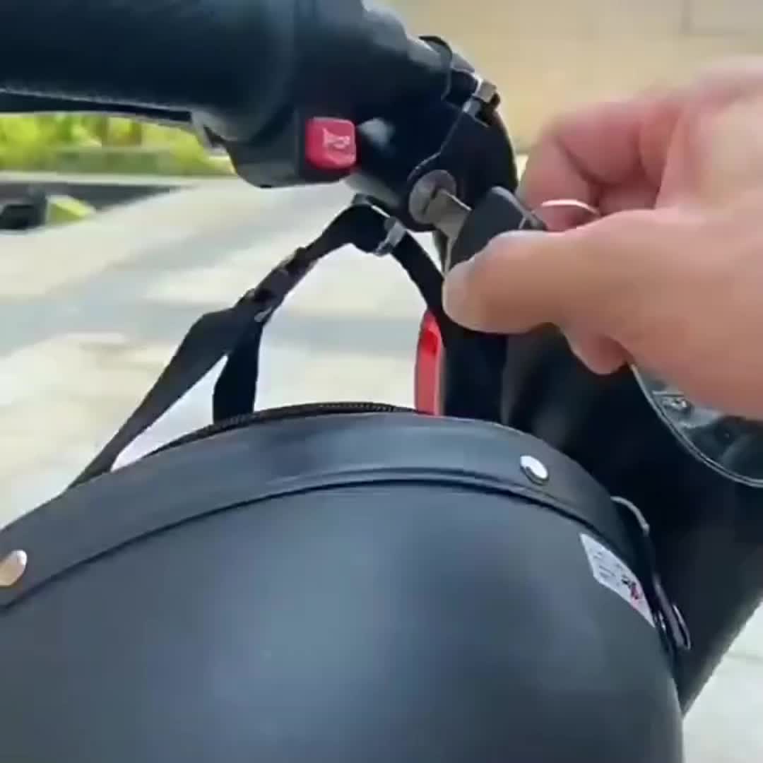 Helmet deals lock motorcycle