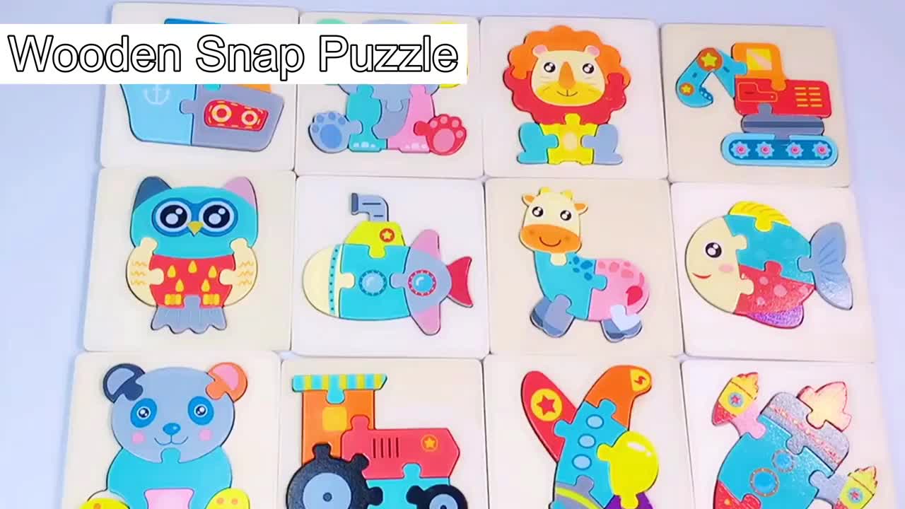 Kids Educational Puzzle Toy Making Jigsaw Cutter Animal Cartoon Traffic  Tangram Jigsaw Craft DIY Paper Cutting Machine Gift