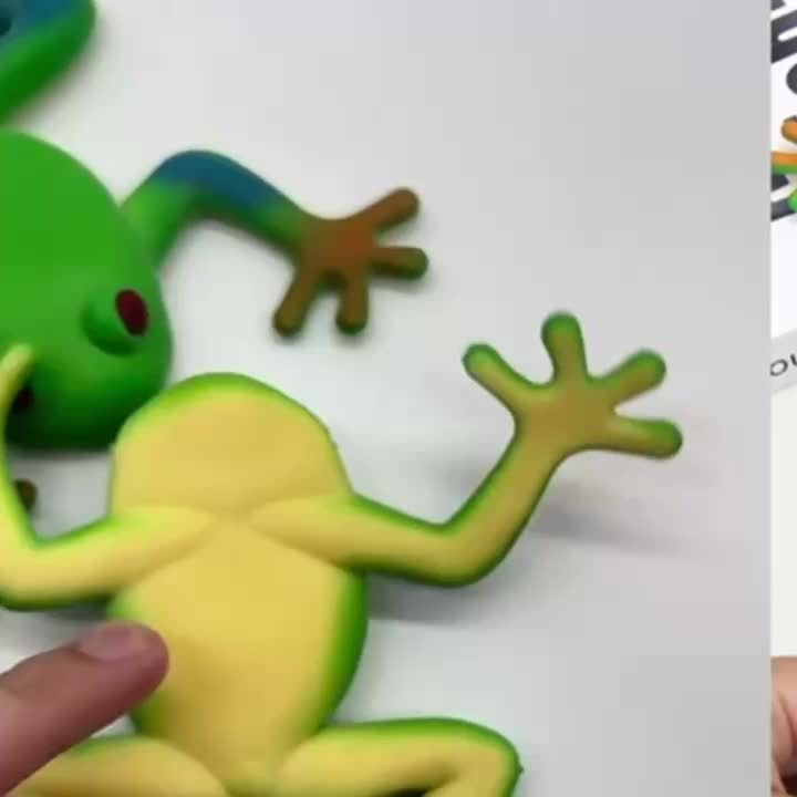Frog Pinch Toy Soft Glue Animal Particle Decompression Release Ball