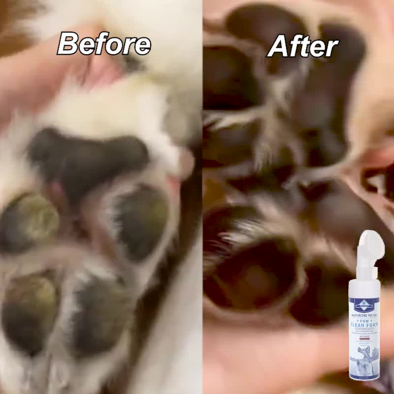 Pet Paw Wash-free Paw Cleaner, Foot Care Protection Feet Pads Claw Shampoo  With Towl For Cat Dog Paws Cleaning Supplies