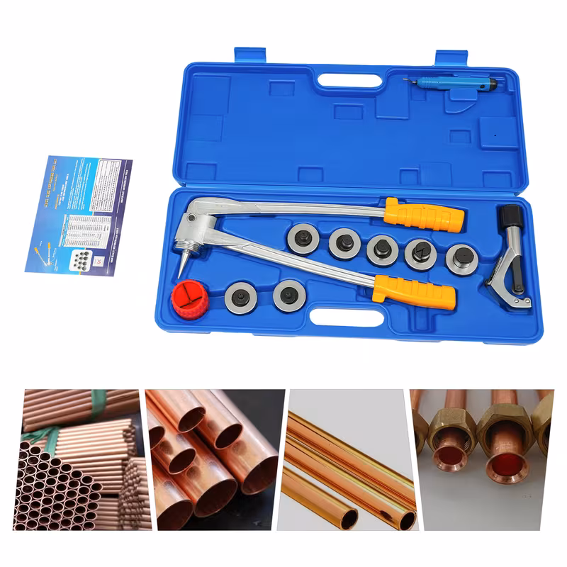 hydraulic tube expander with pipe cutter, 10 28 mm, for copper, aluminum 3