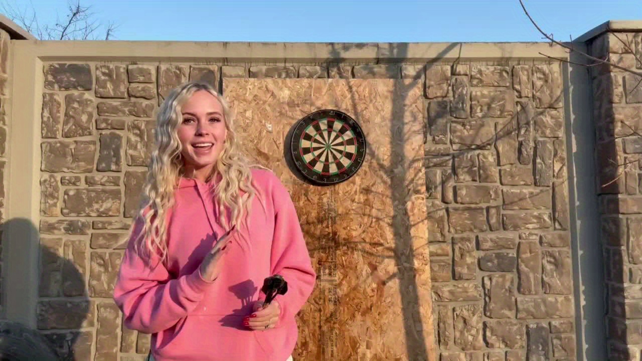 45,72 cm Braziliaans premium hennep dartbord volgens officiële wedstrijdspecificaties met 6-delige dartset