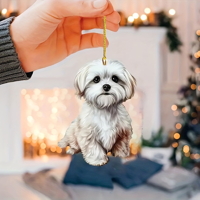 Cute Pet Dog Ornament, Holiday Accessory, Birthday Party Supplies, Room  Decor, Home Decor, Scene Decor, Wedding Supplies - Temu