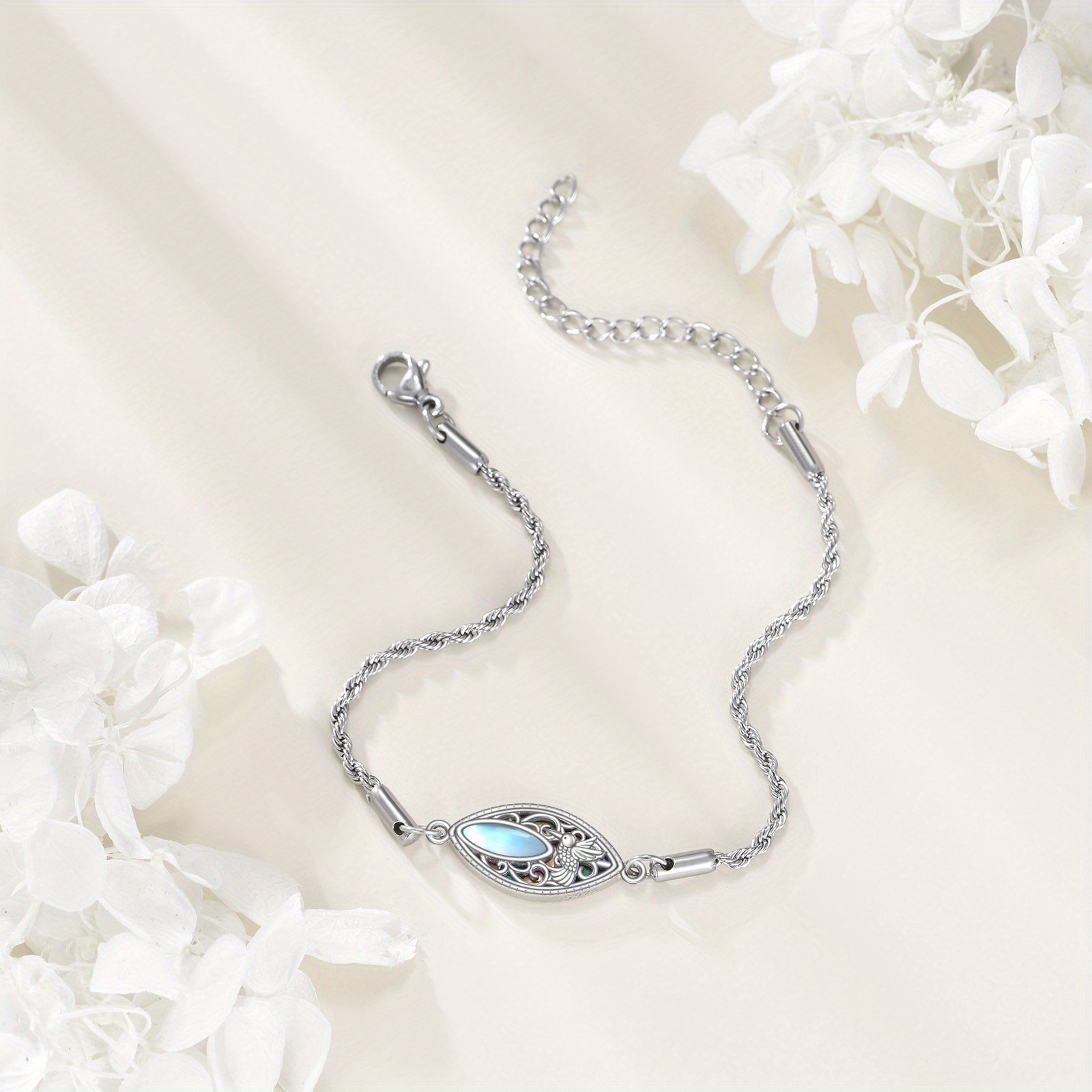 Hummingbird Filigree Bracelet, 925 Sterling Silver