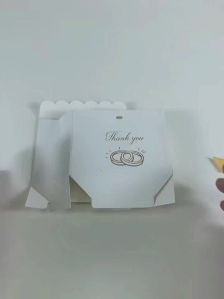 10pcs Creative Mini Thank You Gift Box Packaging
