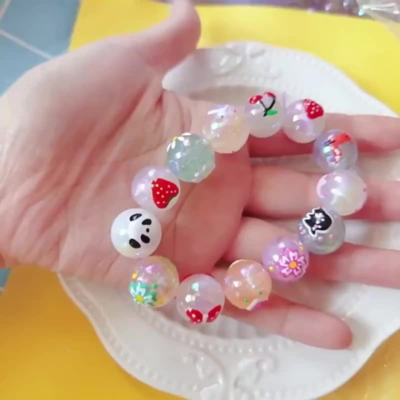 Creative Cute Cartoon Pattern Beaded Loose Beads Diy Mobile - Temu
