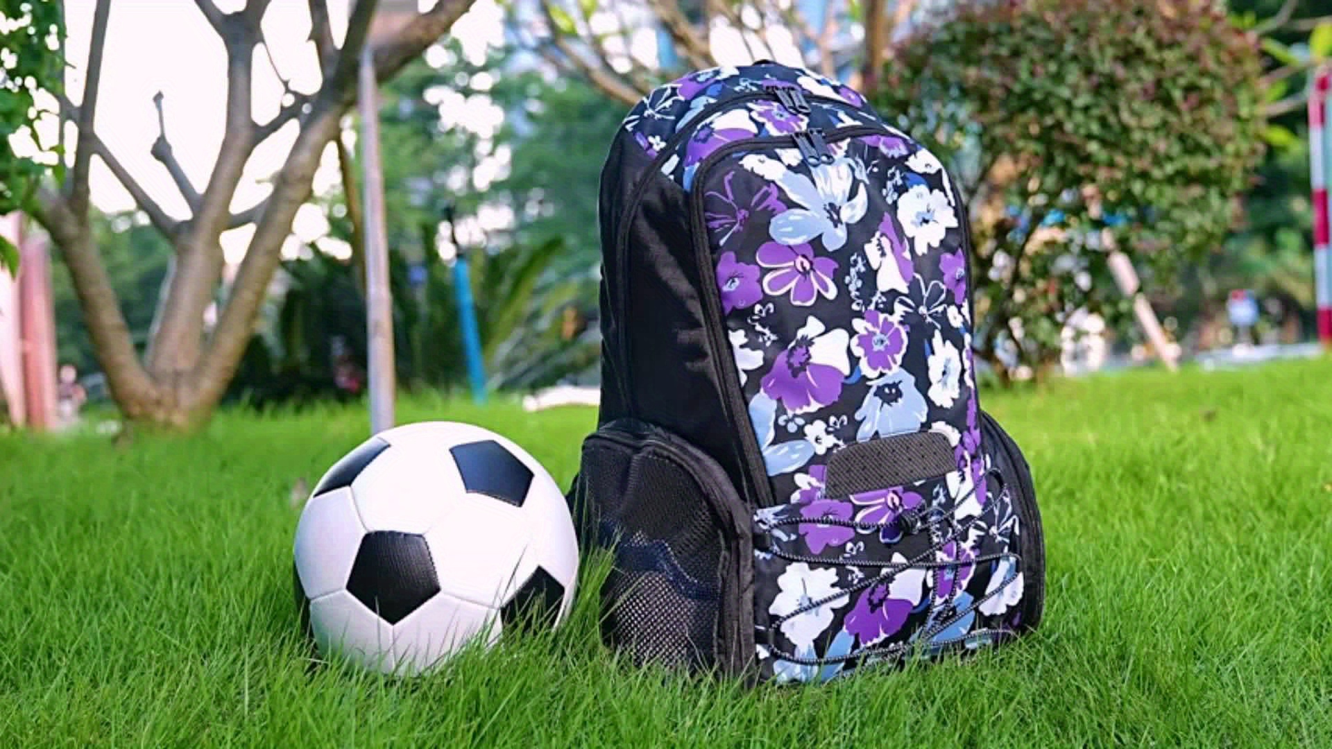 YOREPEK Mochila de fútbol, bolsa de fútbol ligera con soporte para pelota  para niños y niñas, bolsas de equipo deportivo resistentes al agua