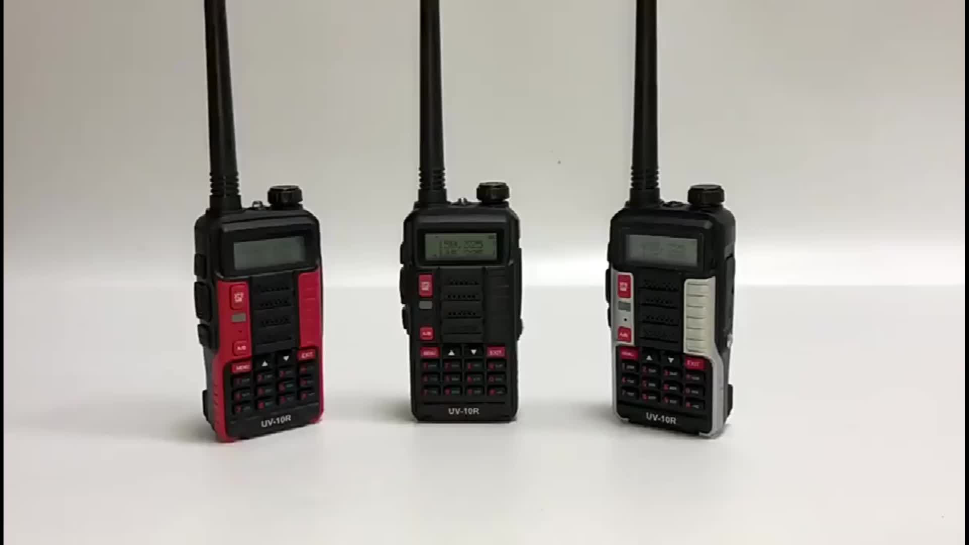 2023 Baofeng High Powerful 3 Power Model Professional Portable Walkie Talkie Uv-10r V2 128 Channels Larger Capacity Battery Transceiver Dual Band Two Way Cb Ham Radio Transceiver Long Range picture