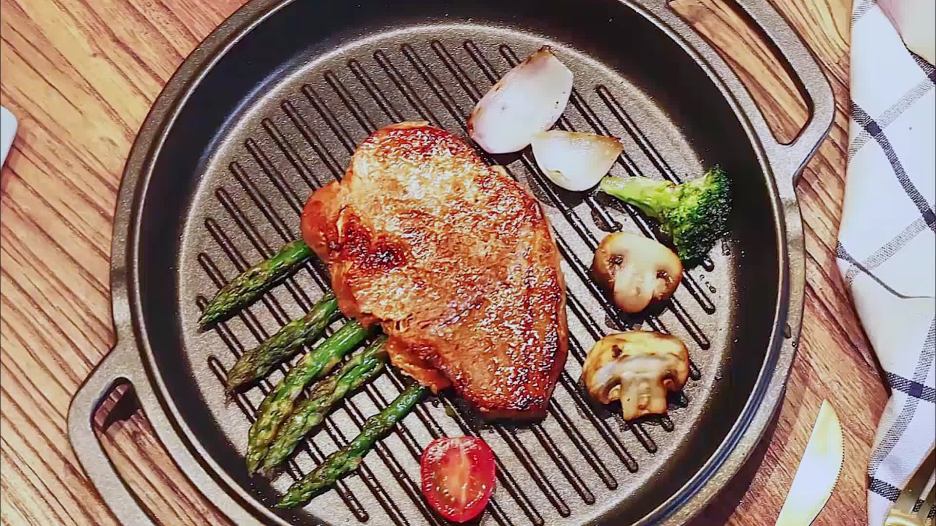 Cast Aluminum Griddle Pan For Stove Top, Lighter Than Cast Iron