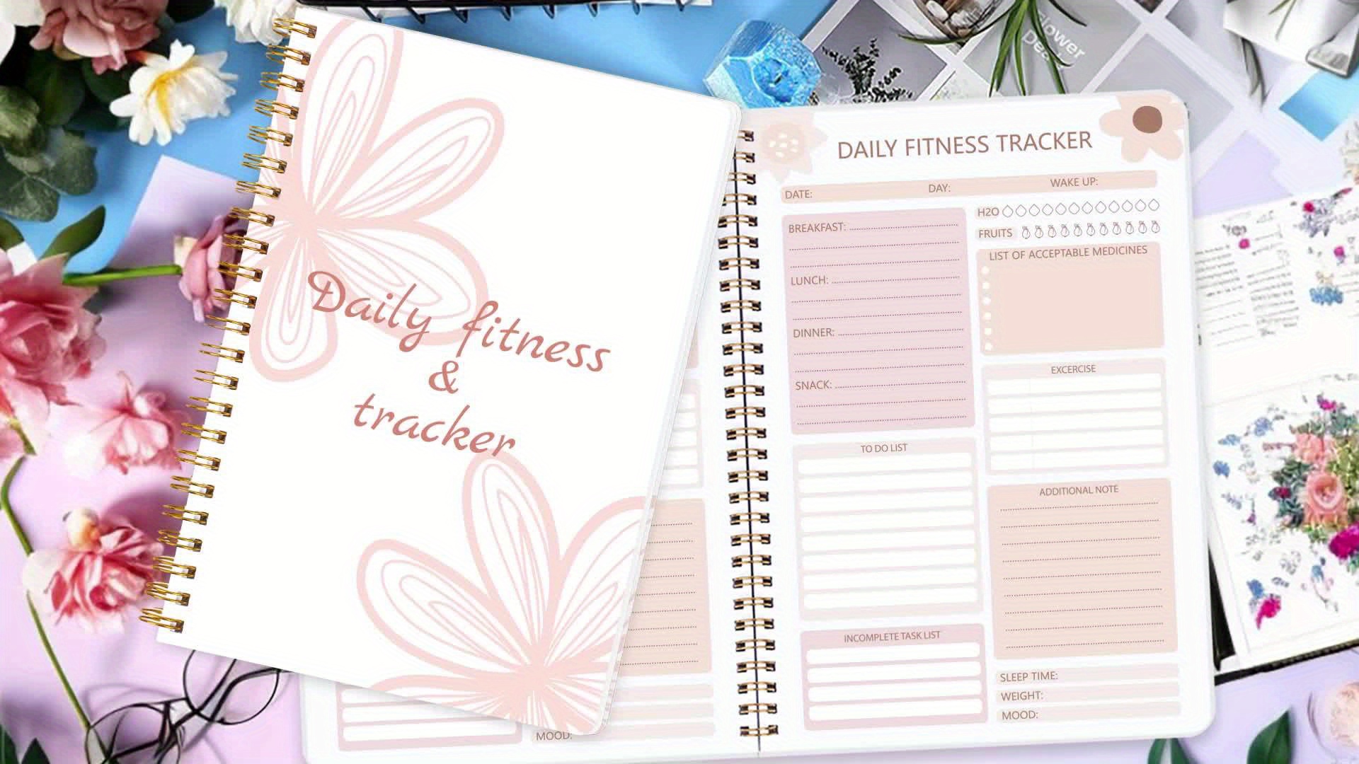 Daily Fitness Tracker Undated To Do List Task With Meal Plan - Temu