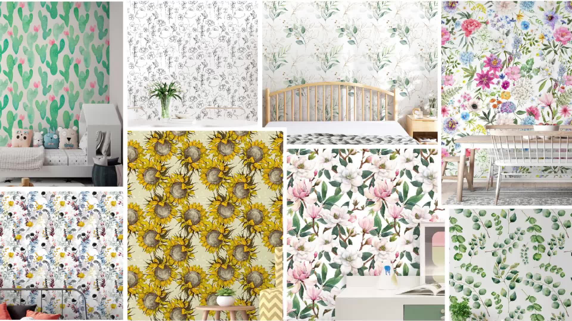 Peel and stick store removable wallpaper